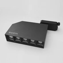 SCON 7 Вт поверхностного монтажа рельс лампа современный скандинавский стиль COB OSRAM гостиная диван задний настенный светодиодный прожектор