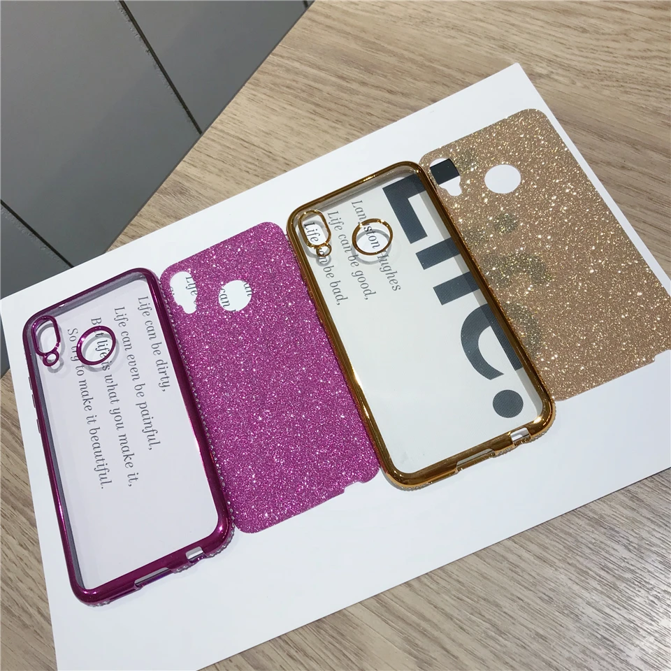 Роскошный Алмазный чехол для Huawei P20 Lite P30 Pro Mate 20 10 мягкий Блестящий силиконовый Honor