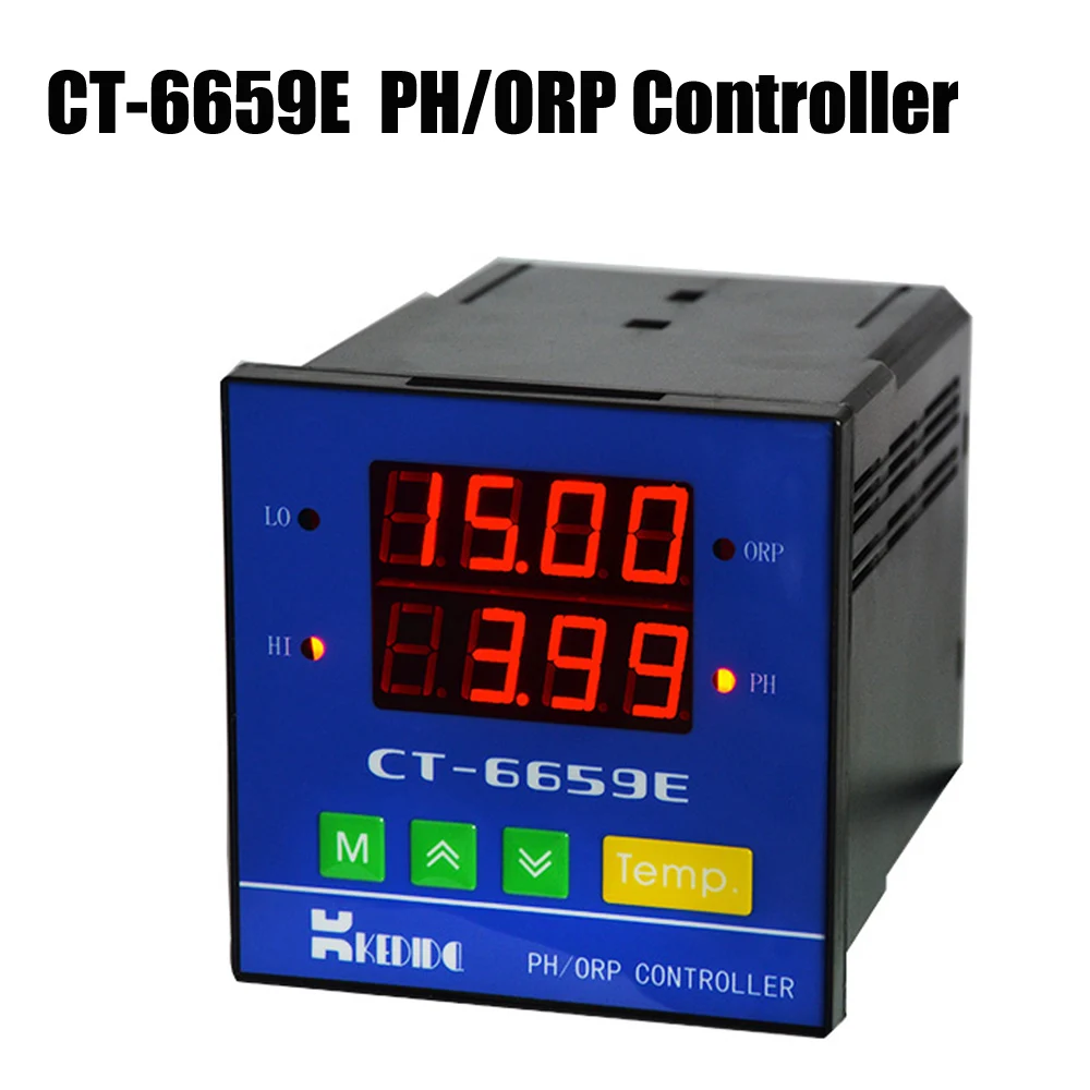 

Industrial PH/ORP Controller On-line pH orp detector Monitoring Meter CT-6659E PH Controller 2 in 1