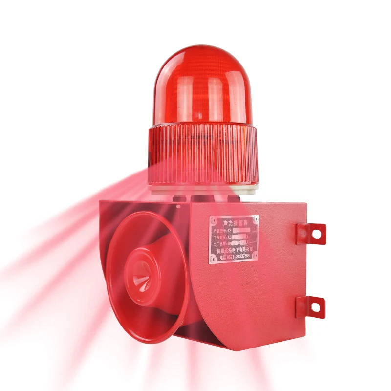 Microwave Induction Sound And Light Alarm YS 01W With Flashing Light