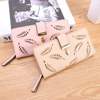 

Women's long wallet Korean version of the scrub wallet style buckle student small coin purse wholesale