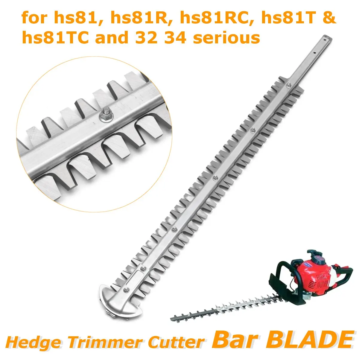 

garden tools Hedge Trimmer Cutter Blade Hedge Knife Bar Blade For hs81 hs81r hs81rc hs81t hs81tc KOMATSU 32 34
