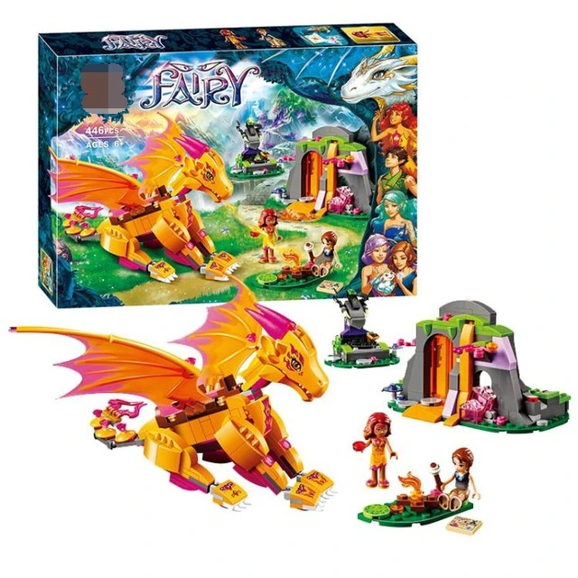 lego 41175 elves fire dragon's lava cave