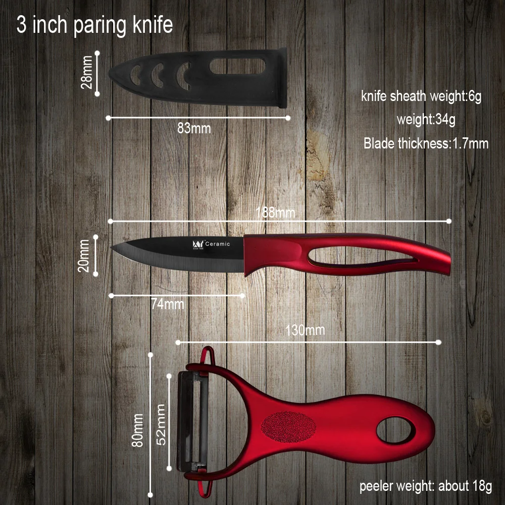 Most Popular XYJ Brand Ceramic Knife Holder Top Quality Peeler + 3\ Most Popular XYJ Brand Ceramic Knife Holder Top Quality Peeler + 3\
