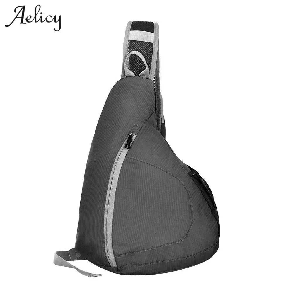 

Aelicy Nylon Sling Shoulder Bags Daypacks Chest Pack and School Handbag for Man Women 4 Colors Chest Bags men travel bags 1023