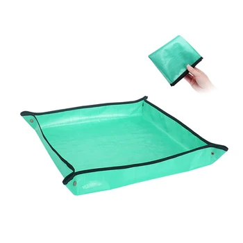 

Waterproof Flowerpot Transplanting Pot Pad Anti dirty Garden Flowerpot Pad PE Kneelers Work Cloth For Green Plant Tool