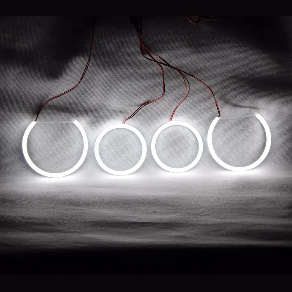 Farol de Led com Olhos de Anjo de Algodão para Corrida Drl para Bmw E88 E90 E60 E61 E82 E87 3 Acessórios para luzes do carro