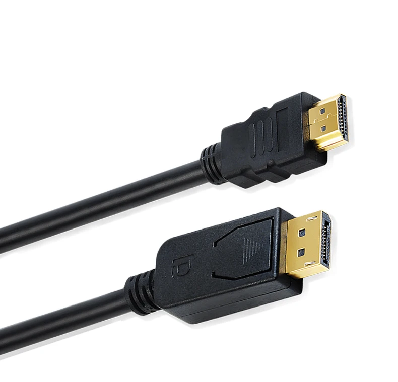 Пассивный переходник Male HDMI 3 метра 28 awg с золотым покрытием черным DP на 1920x1080 p при
