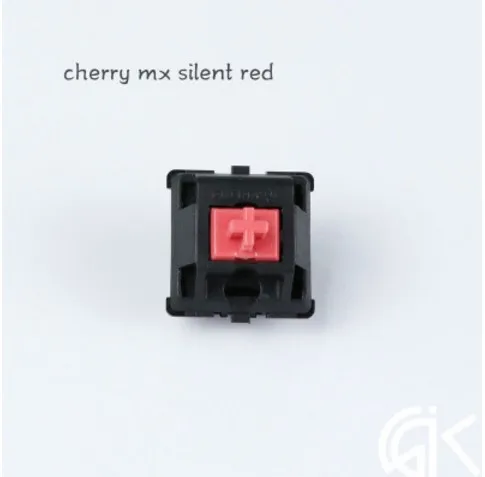 1 шт. Вишневый вал переключателя механическая клавиатура MX silent red silent pink axis mute shaft - Цвет: Красный