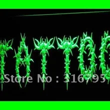 I294 открытые татуировки боди-арт Логотип Магазин светодиодный неоновый свет вывеска Вкл/Выкл Переключатель 20+ цвета 5 размеров