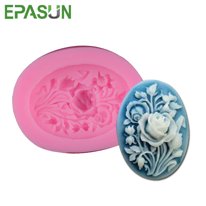 

EPASUN Flower Silicone Fondant Soap Mold Cake Decorating Handmade DIY Chocolate Cookies Soap Molds Baking Bakeware Tools