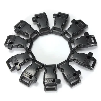 

100X plastic Luggage box Whistle Buckles black