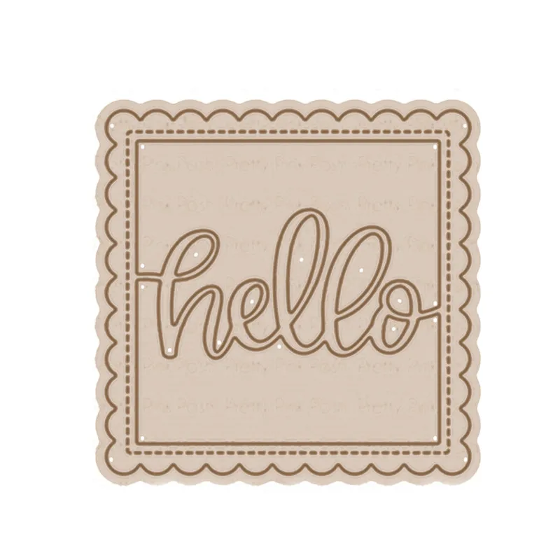 

GJCrafts Hello Letter Metal Cutting Dies for Craft Dies Scrapbooking Album Embossing Card Making DIY Cutting Dies New 2019
