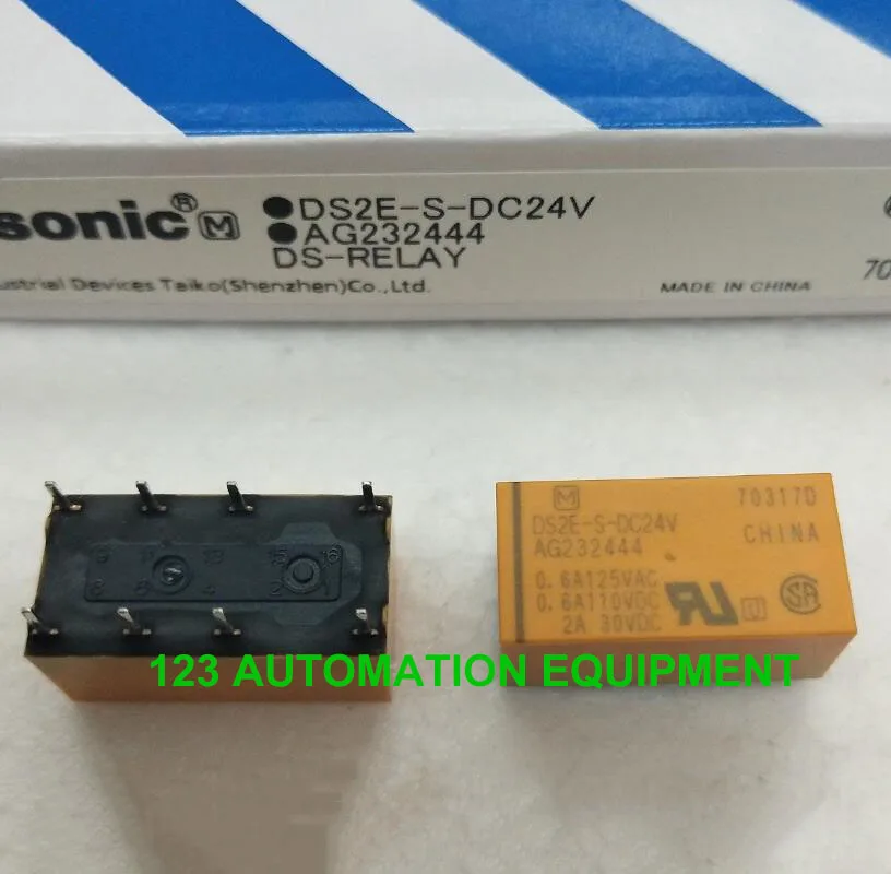 

New original DS2E-S-DC24V DS2E-S-DC12V DS2E-S-DC5V Relay 2A 8Pin
