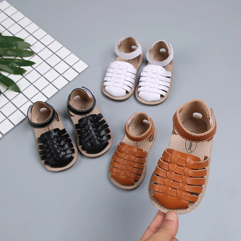 leather baby sandals