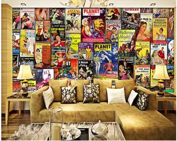 

Custom photo 3d wallpaper Non-woven European illustrations poster decoration painting 3d wall murals wallpaper for living room