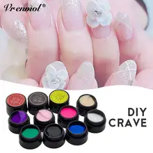 Vrenmol вырезать гель Лаки для ногтей Soak Off Живопись чисто Цвета твердых LED/uv для ногтей Дизайн гель