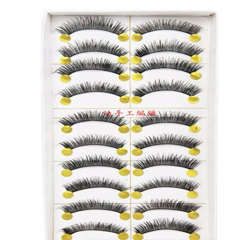 

Handmade Cross Eyelashes False Cross Eyleashes False Cross Eyelashes Wedding Eyelashes-Free Shipping