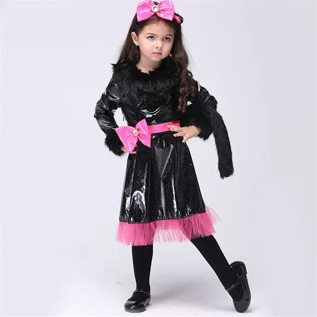 Kids Halloween Cat Witch Girl Fancy Dress 2017 Newest Halloween Kids Halloween Cat Witch Girl Fancy Dress 2017 Newest Halloween Performance Clothing Cute Bow Cat Girl 32475543846html