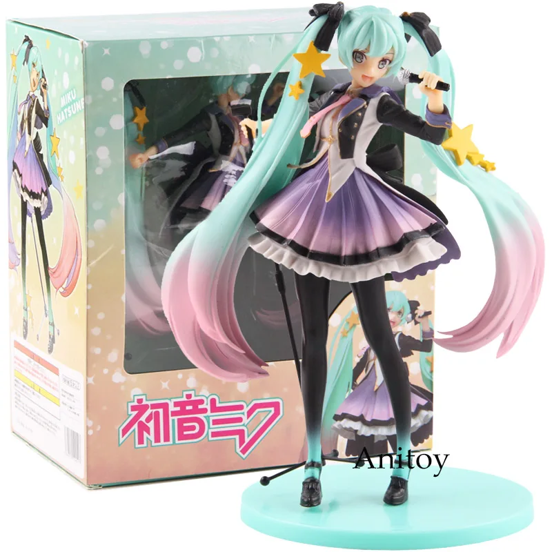 

Hatsune Miku 10th Anniversary Edition PVC Miku Hatsune Figure Action Collectible Model Toy