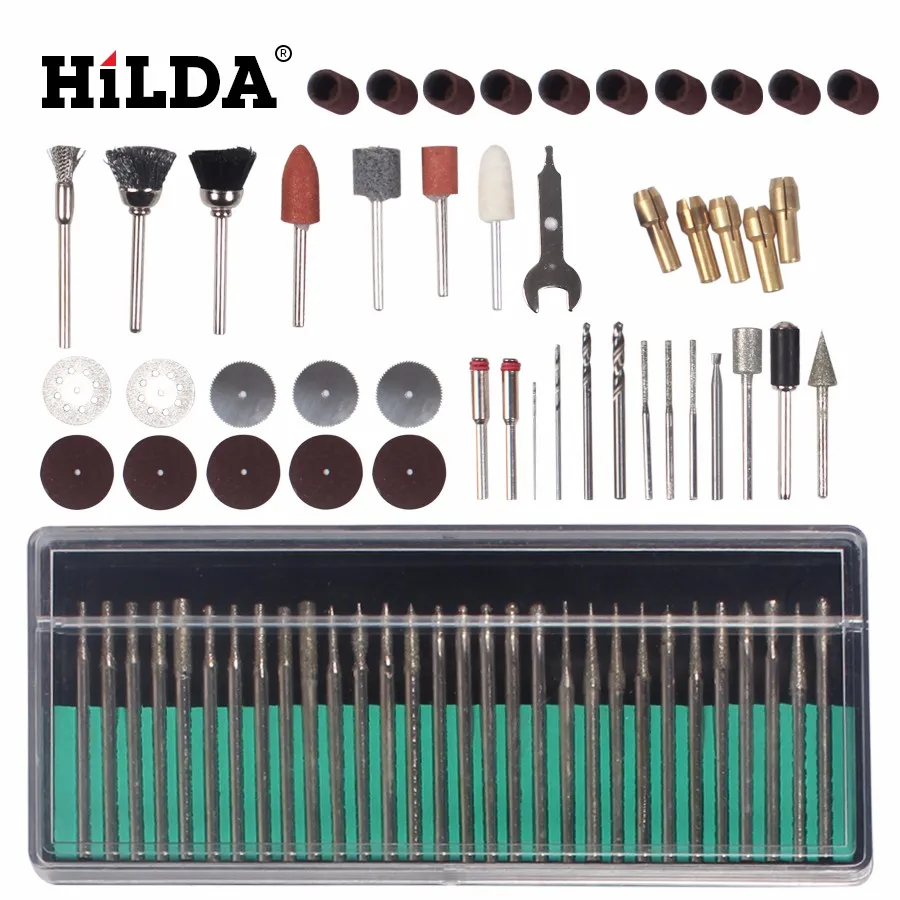 HILDA 84 шт. миниатюрная электрическая дрель Dremel 220 В 400 Вт для вращающегося