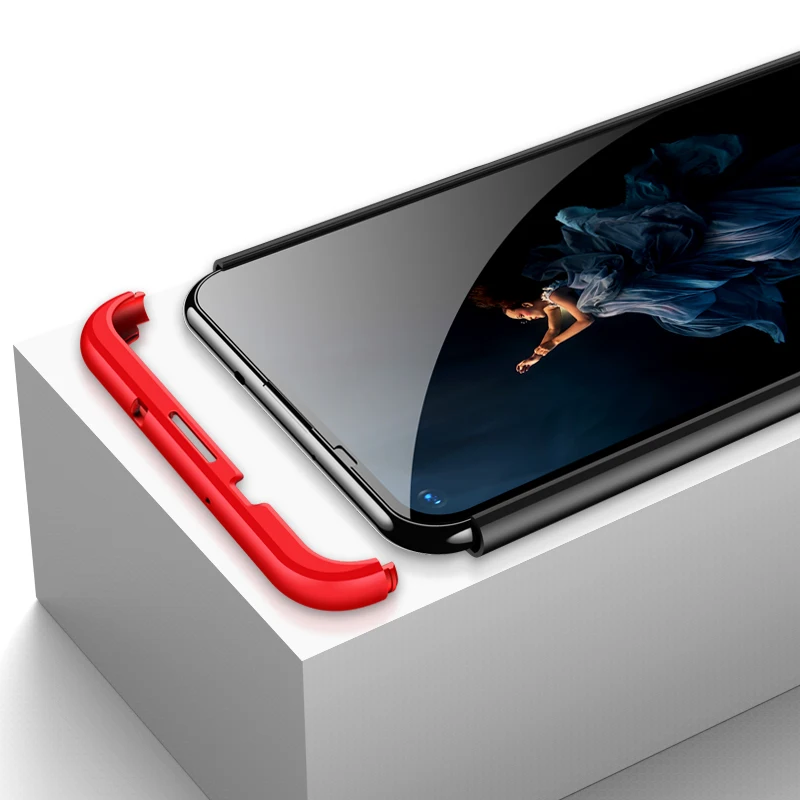 Роскошный оригинальный чехол для Huawei Honor 20 Pro полное защитное кольцо магнетизм ПК