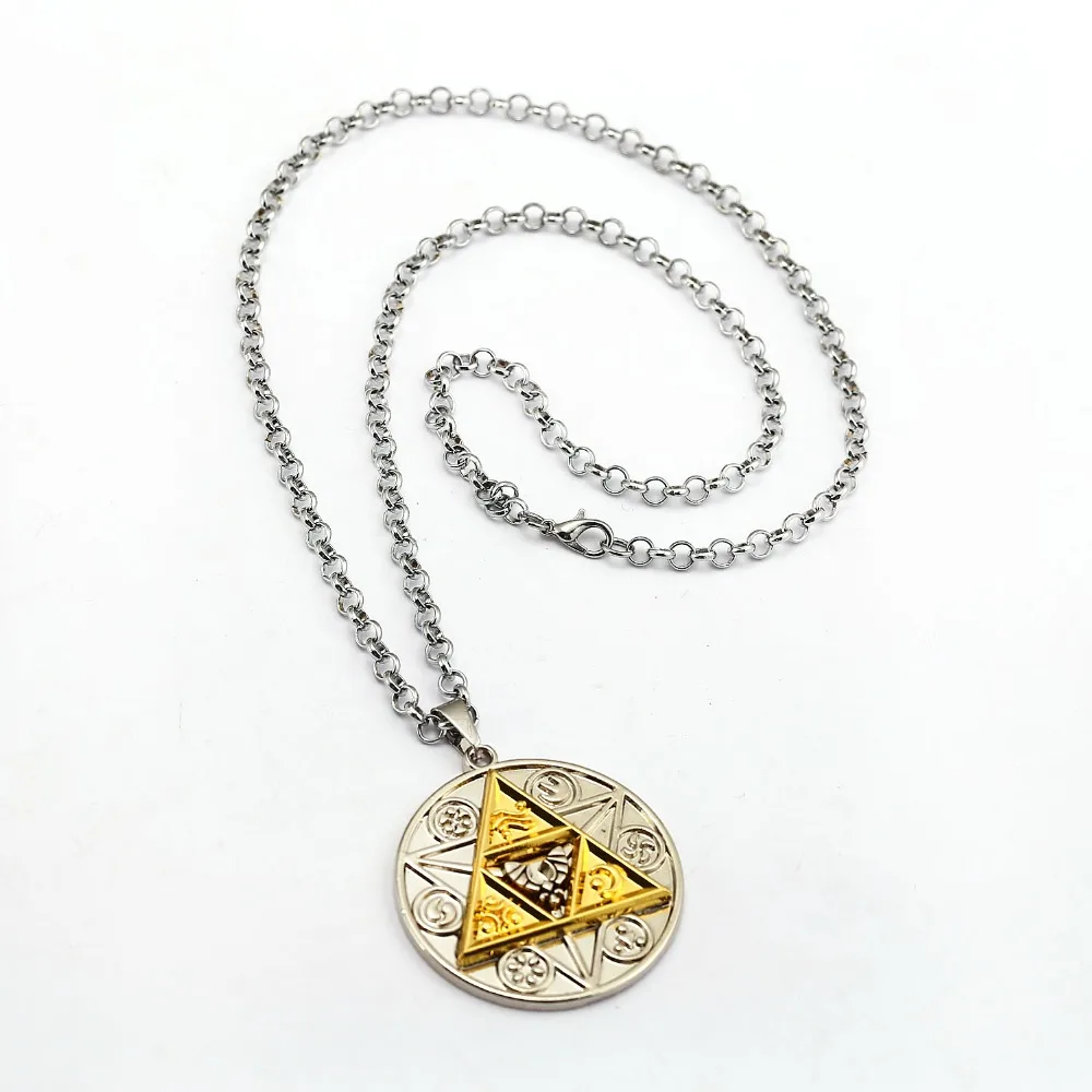 

Game Jewelry The Legend of Zelda Necklace Magic Coin Pendant Fashion Link Chain Necklaces & Pendants Women Men Gifts