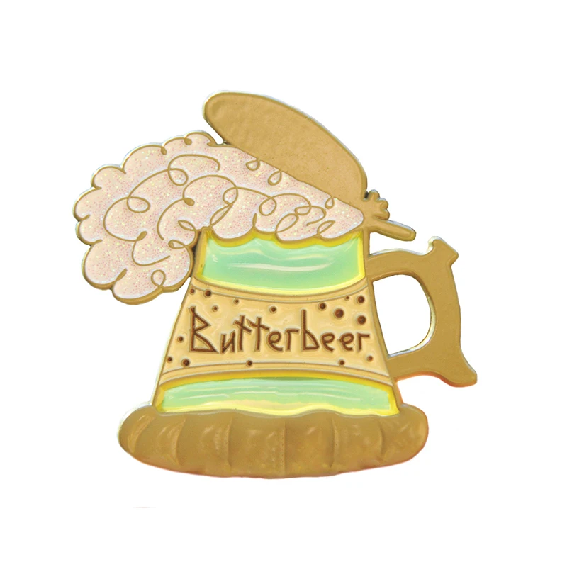 

Butter beer see-through enamel pin