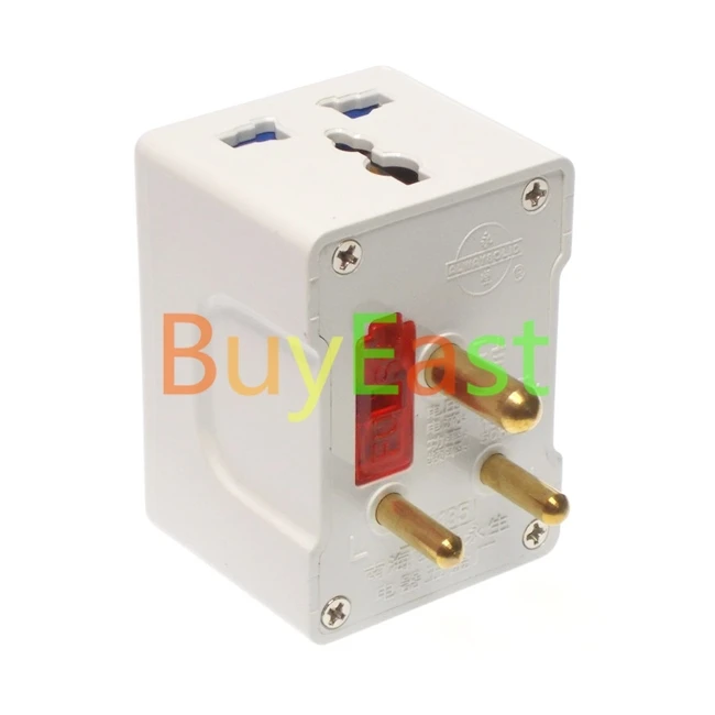

India/Sri Lanka 3 Multi Outlet Type D Wall Socket Power Plug Adapter AC Masterplug