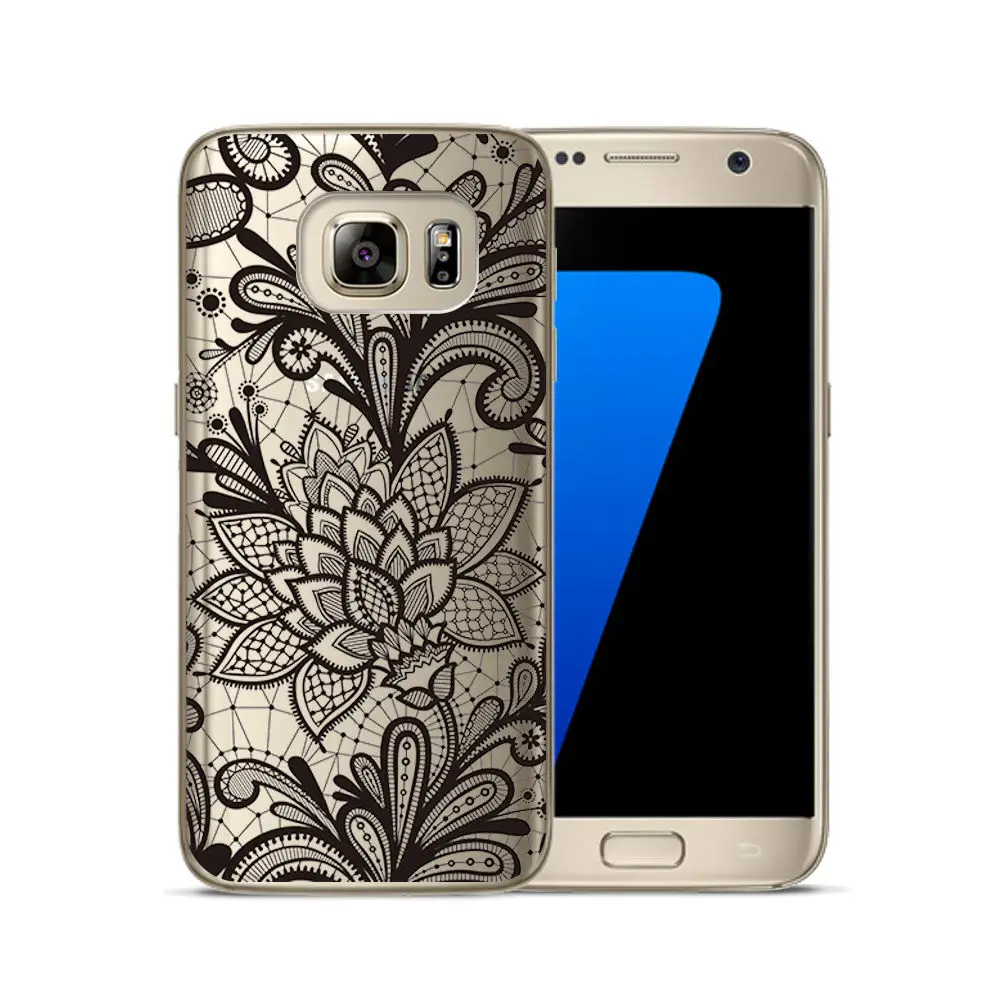 Clear painted Case FOR Samsung S6 Soft TPU Phone Case FOR Samsung S8 Smart Back Protective Phone Cover FOR Galax S5 S7 S8 Plus (4)