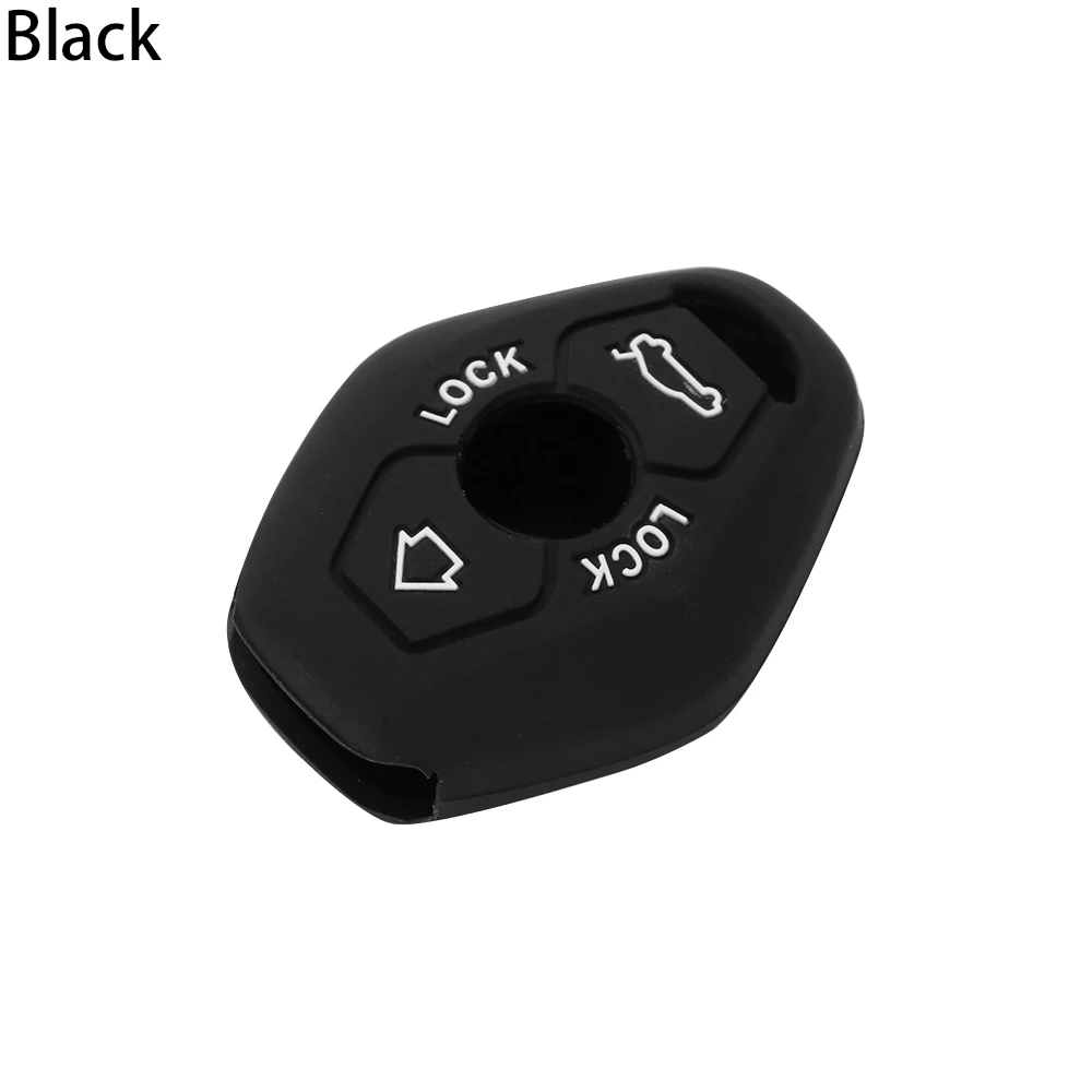 4 кнопки силиконовый чехол для автомобильных ключей конфетный цвет чехол для пульта дистанционного управления для BMW 1998-2005 защитный чехол для контроллера