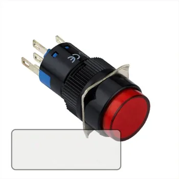 

Wholesale lamp button switch 16mm for machine or equipment,8pcs/lot