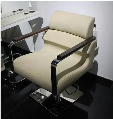 Hair salon special barber chair hair chair simple hairdressing shop chair can lift hair chair high grade hairdressing chair - Цвет: 20