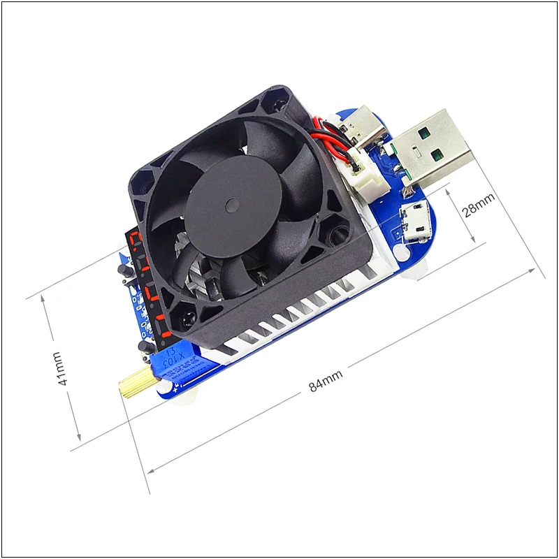 RD-HD25-HD35-Trigger-QC2-0-QC3-0-Electronic-USB-Load-resistor-Discharge-battery-test-adjustable-(2)