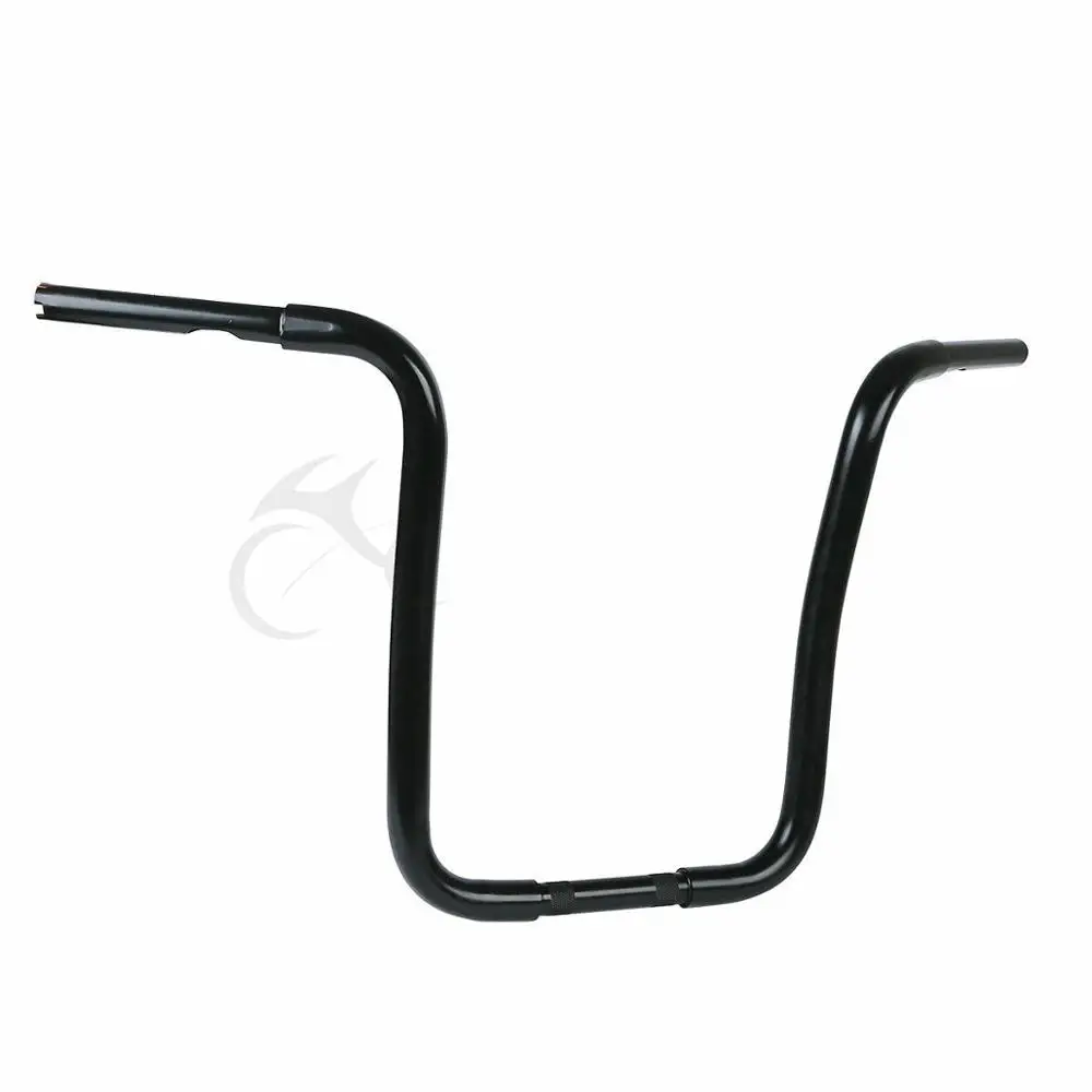 Руль для Harley Sportster Iron XL 883 1200 FXST FLST черный 18 &quotRise Ape 1 1/4&quot|Накладки и декоративные