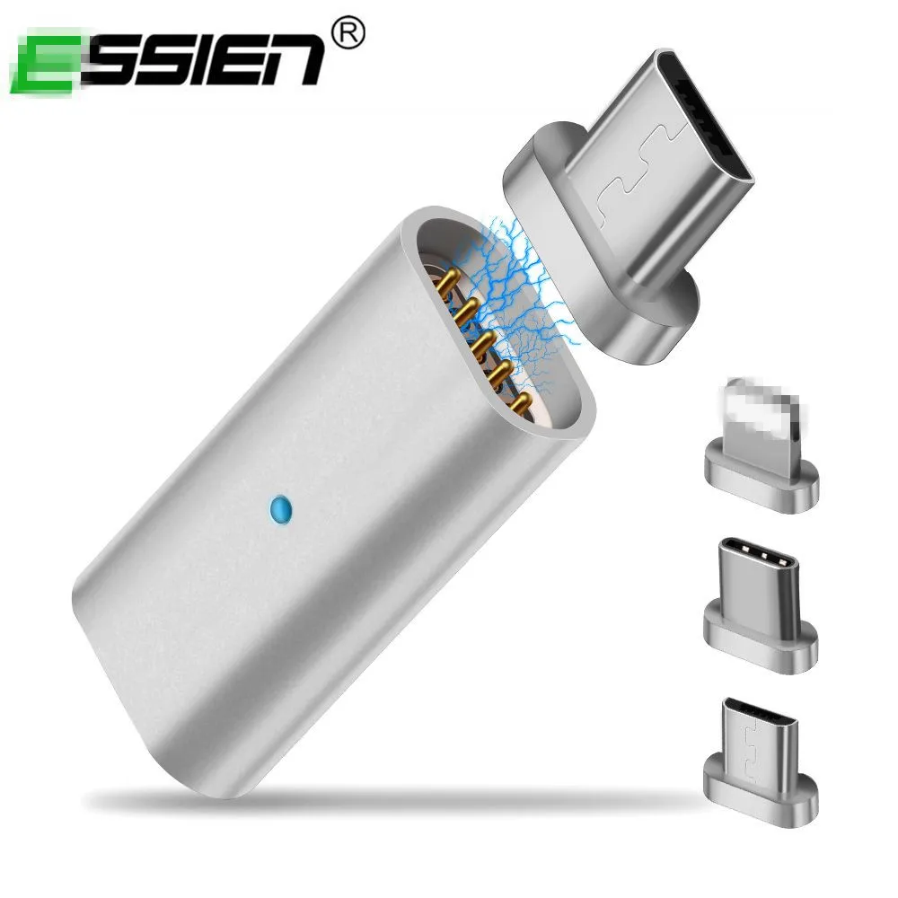 

Essien Micro USB Converter Magnetic Adapter Type-C USB to Type-C / For iPhone Apple / Micro USB Charger Cable Magnetic Connector