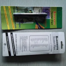 10 шт./партия, тестер для банкнот, ручка, подходящая для большинства бумажная валюта, обнаруживающая фальшивые счета(детектор денег