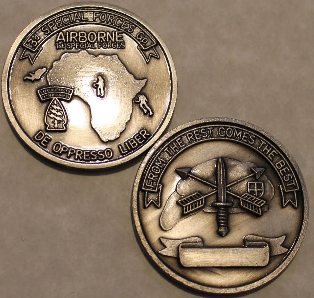 3rd Special Forces Group Airborne Army Challenge Coin