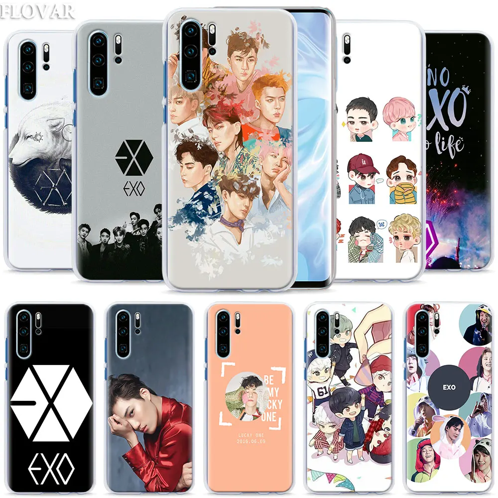 

EXO band k-pop kpop Phone Case coque for Huawei P30 Pro P10 P20 P30 Lite P8 P9 Lite P Smart Plus case