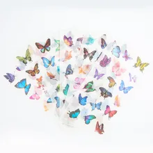 6 folhas linda borboleta adesivo decorativo diy scrapbooking rótulo diário álbum adesivo escolar