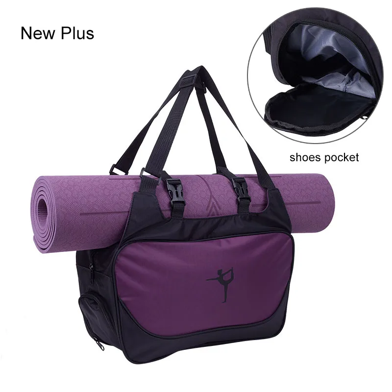Сумка для коврика для йоги, фитнеса, спортзала, сумки для женщин,, Sac De Sport, мужская спортивная сумка, Bolsa Deporte Mujer Tas Bolso Bag Femme XA66A - Цвет: New Plus Purple