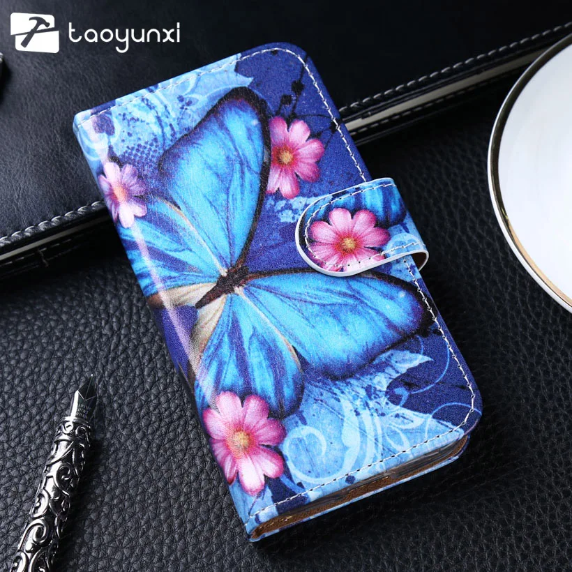 

TAOYUNXI For Case Vernee Mix 2 Case Flip Leather Patterned Case For Vernee Mix2 Mix 2 Cover Wallet Card Slot Kickstand Protector