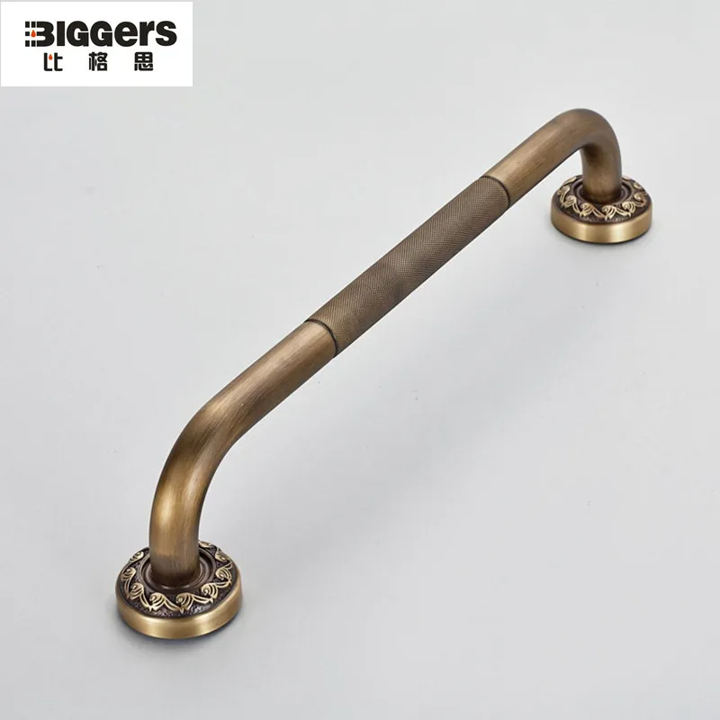 

Free shipping,Europe style copper bathroom bathtub handrail antique bronze safety bar grab bar 8310