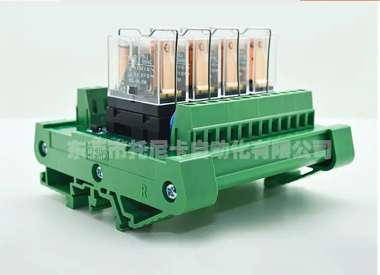 12 в пост. Тока 4 портовое реле на din рейке SPDT 16 А интерфейсный модуль OMRON G2R 1|relay rail|12v