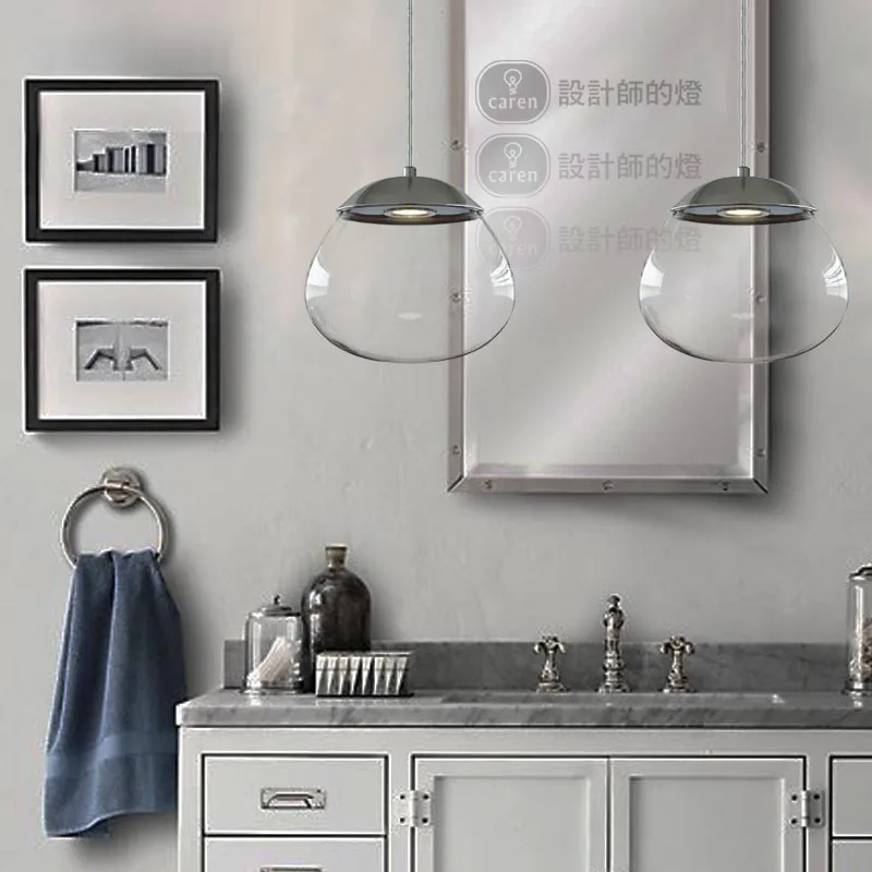 Yc-modern-restaurant-Kitchen-Lab-lamp-led-crystal-pendant-light-free-shipping
