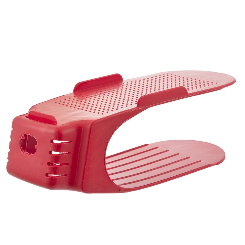 Urijk 10 шт. прочный регулируемый органайзер для обуви держатель для обуви слот для экономии пространства шкаф стенд стеллаж для хранения обуви коробка для обуви - Цвет: 10-Unadjustable-10PC