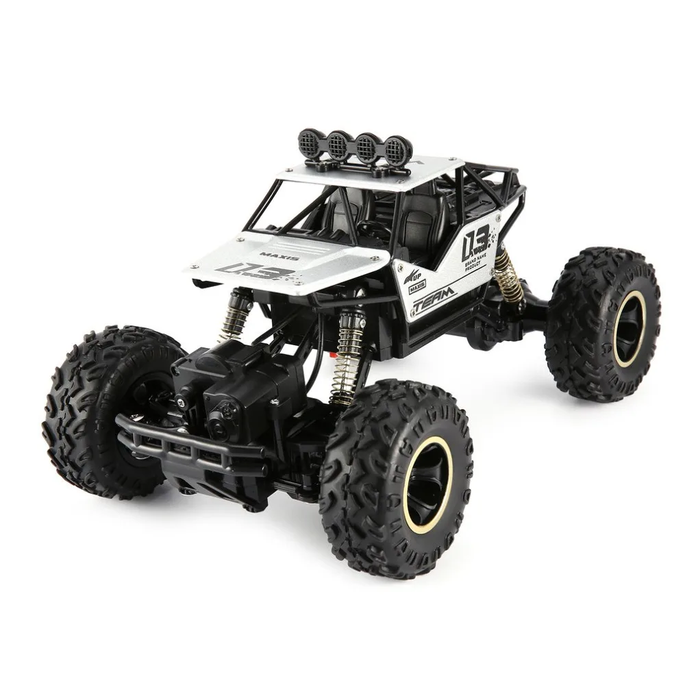 1/16 2,4 GHz сплав корпус Rock Crawler 4WD двойные двигатели внедорожный пульт дистанционного управления RC багги Bigfoot скалолазание автомобиль игрушки