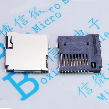 

1000pcs TF External Welding Deck Copper Shell SD Card Connector From The Bomb Type Micro SD Memory Card Deck Memory Card Slot
