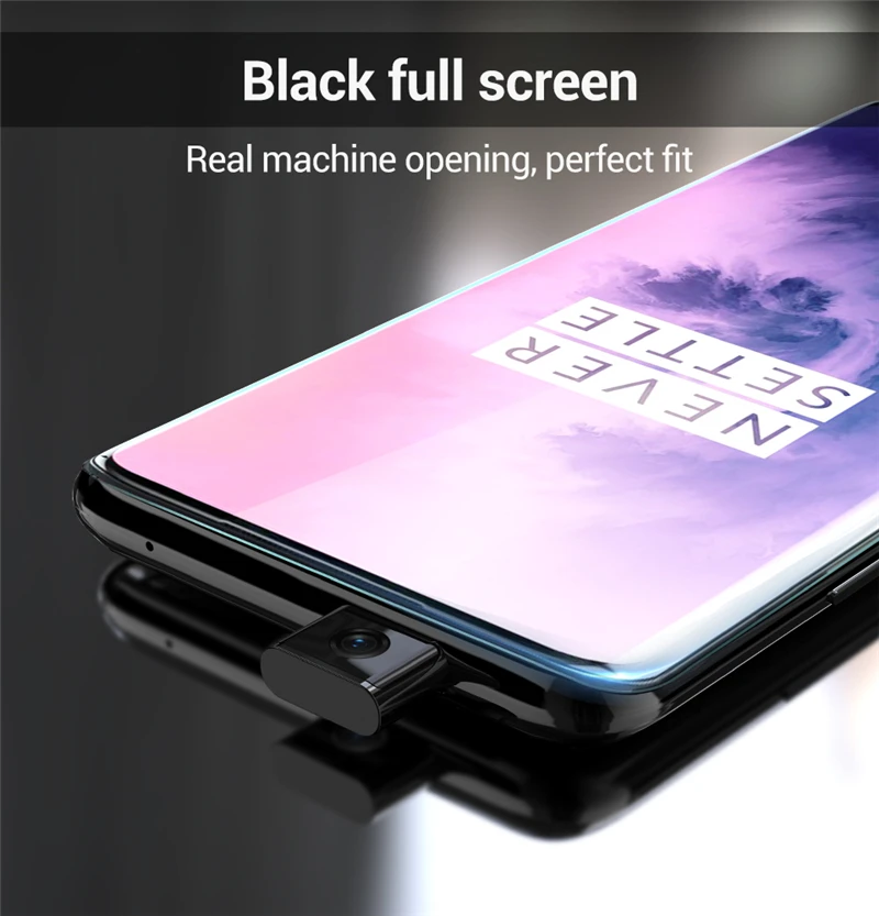 10 шт. Oneplus7Pro закаленное стекло для Oneplus 7 Pro 7Pro полное покрытие протектор экрана Защитная жесткая пленка изогнутый край