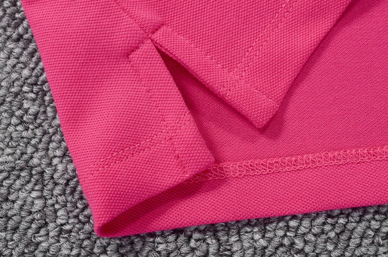 Marca de Verão para Mulheres Moda Bordado Cavalo Grande Manga Curta Polos Camisas Casuais Algodão Feminino Lapela t Magro Senhoras Topos 2021 8 Cheap Camisas pólo